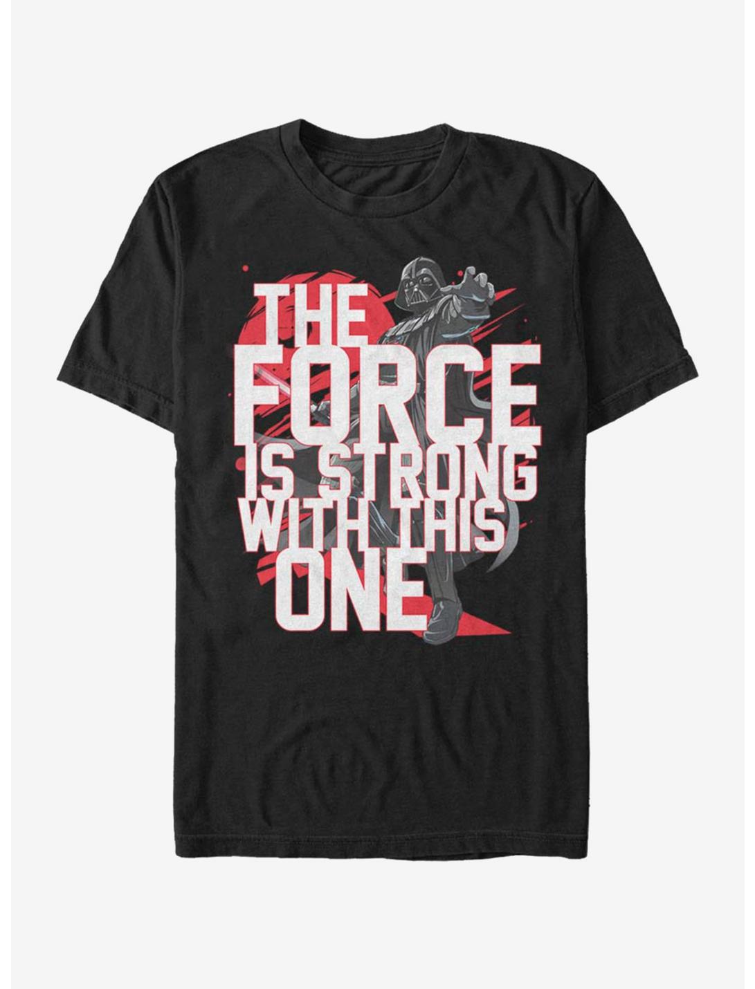 Star Wars Force Stack Vader T-Shirt, BLACK, hi-res