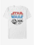 Star Wars Episode VI Return Of The Jedi Coloring Page T-Shirt, WHITE, hi-res