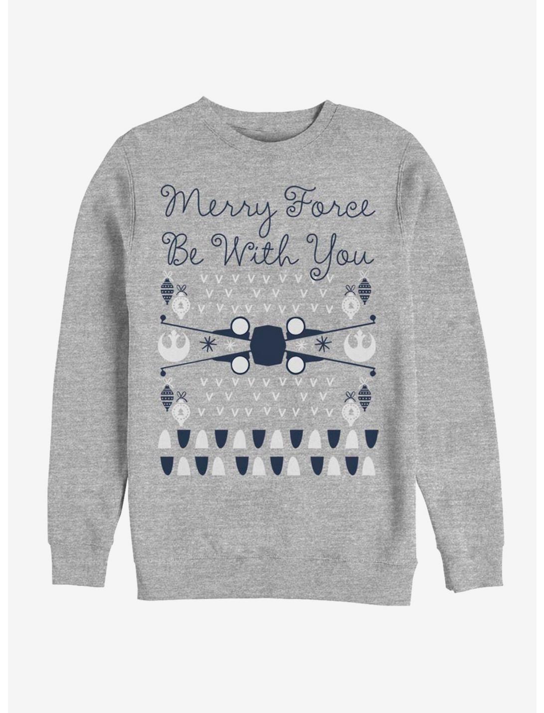 Star Wars Sweater Style Sweatshirt, ATH HTR, hi-res