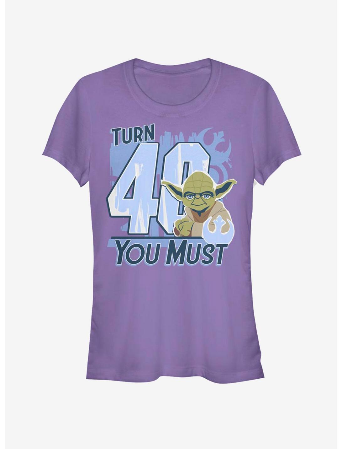 Star Wars Turn 40 You Must Girls T-Shirt, PURPLE, hi-res