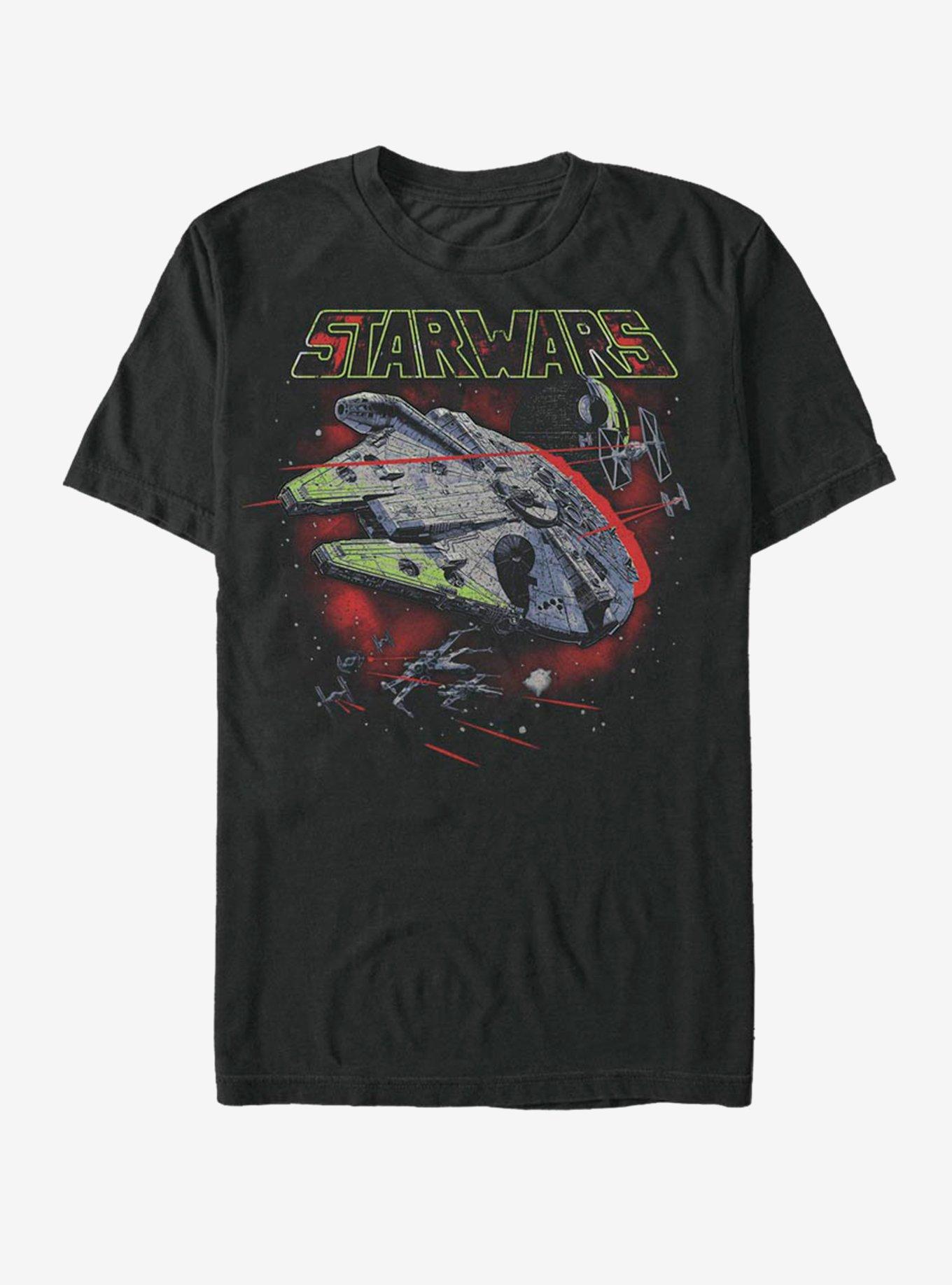 Star Wars Star Fight T-Shirt, BLACK, hi-res