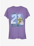 Star Wars Turn 21 You Must Girls T-Shirt, PURPLE, hi-res