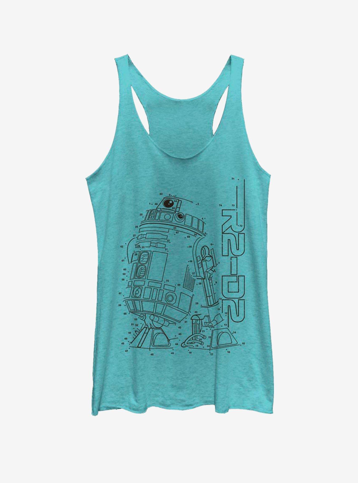 Star Wars R2D2 Connect Girls Tank, TAHI BLUE, hi-res