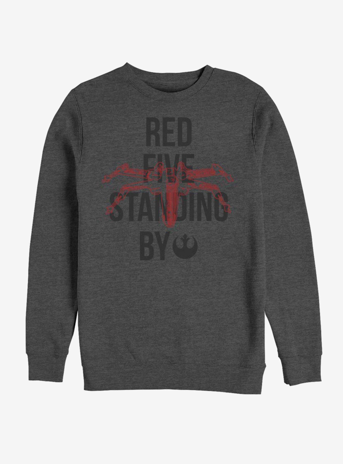 Star Wars Standing By Sweatshirt, CHAR HTR, hi-res