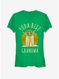 Star Wars Best Grandma Yoda Says Girls T-Shirt, KELLY, hi-res