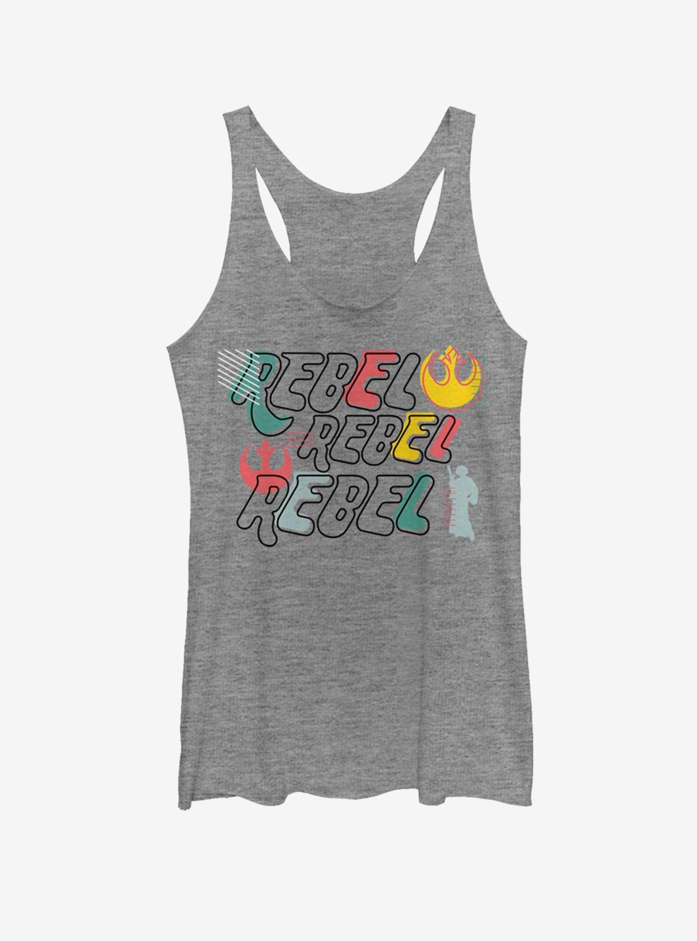 Star Wars Rebel Girls Tank, GRAY HTR, hi-res