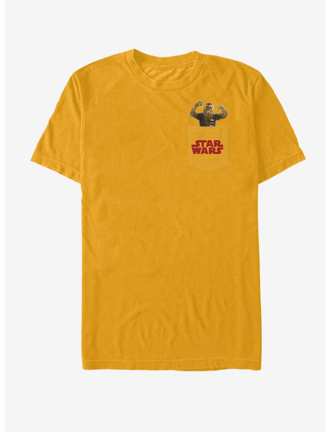 Star Wars Chewie Faux Pocket T-Shirt, GOLD, hi-res