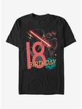 Star Wars Vader 18th B-Day T-Shirt, BLACK, hi-res