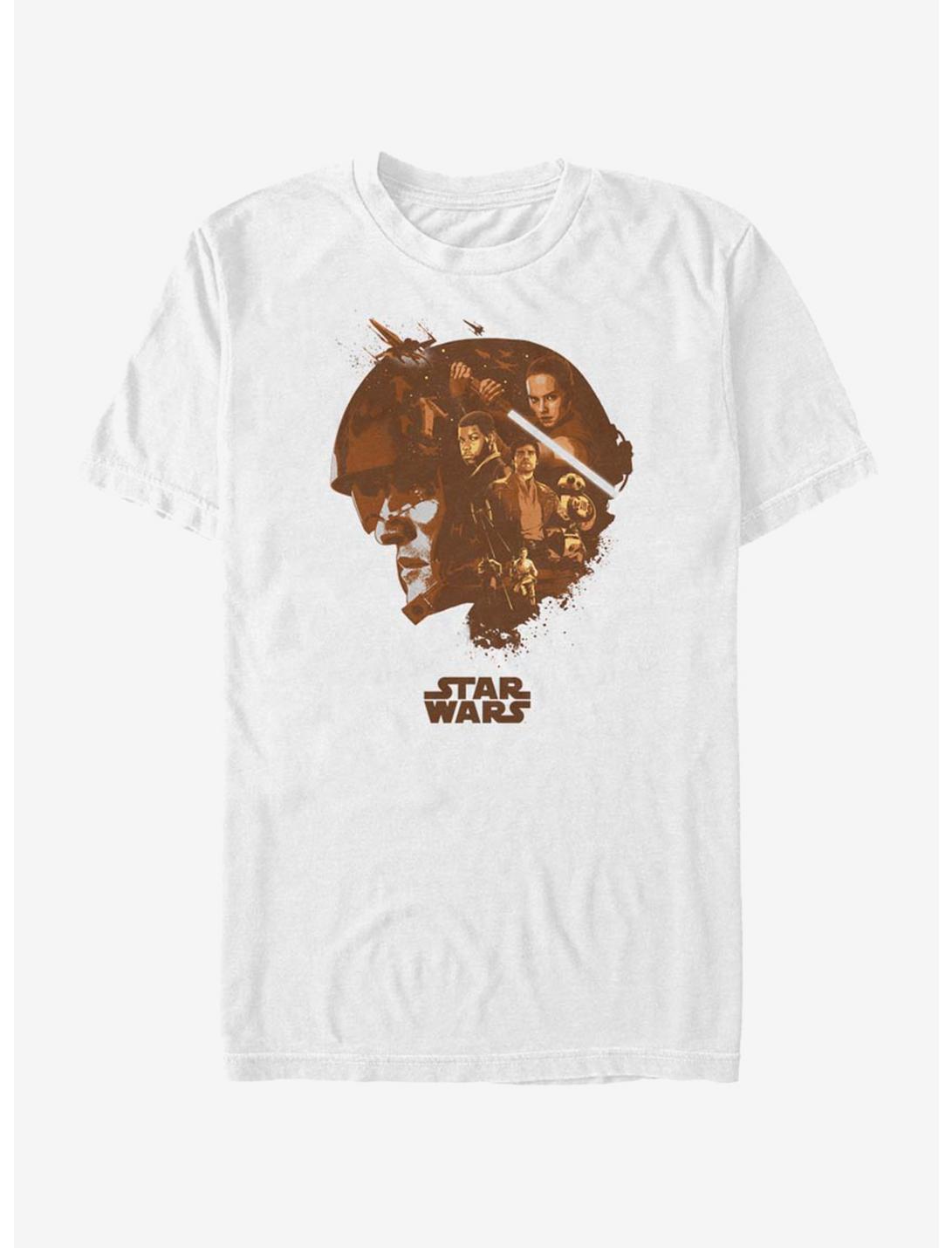 Star Wars Poe Head Fill T-Shirt, WHITE, hi-res