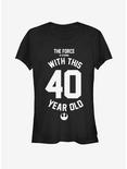 Star Wars Force Sensitive Forty Girls T-Shirt, BLACK, hi-res