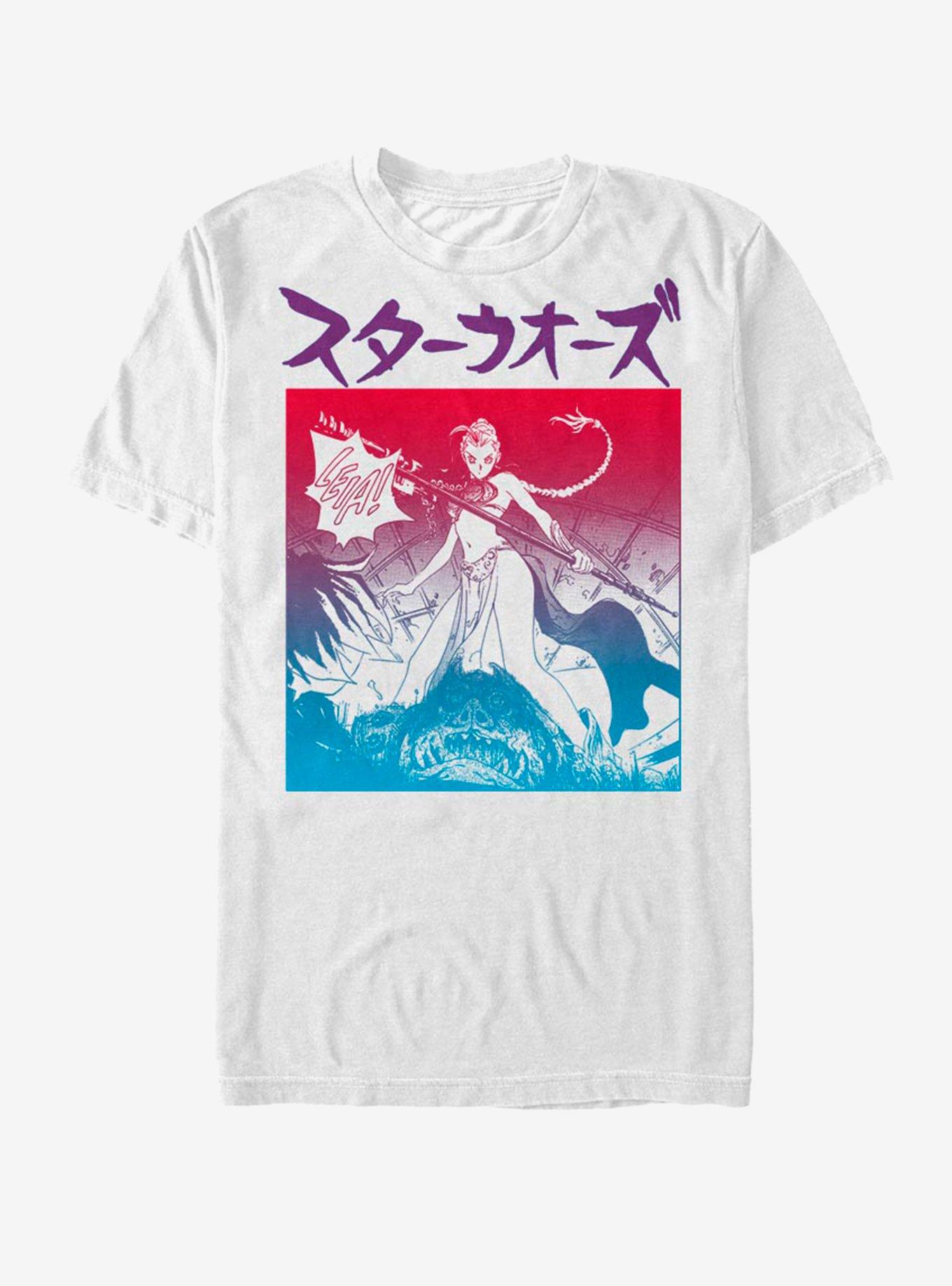 Star Wars Anime Slayea T-Shirt, WHITE, hi-res