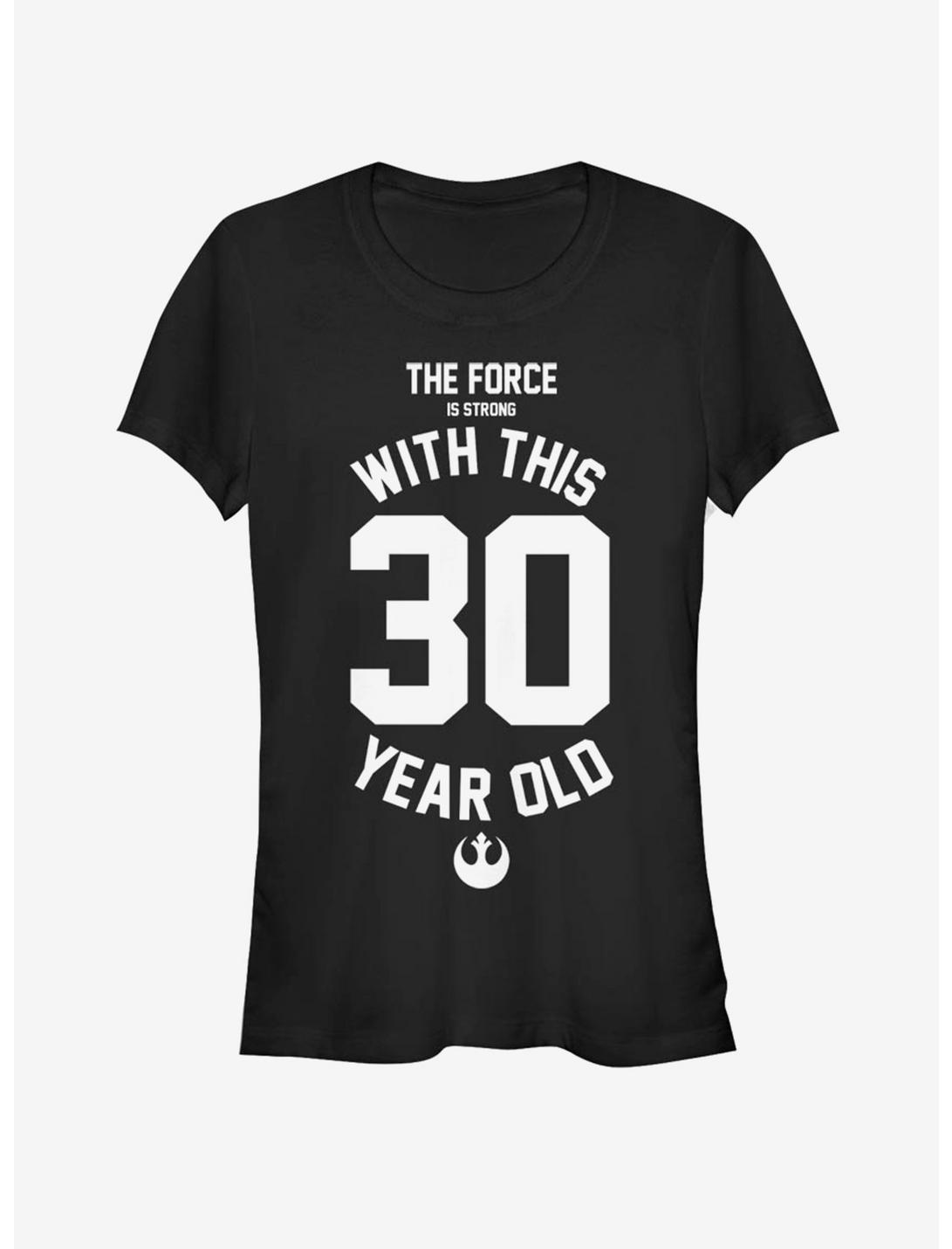 Star Wars Force Sensitive Thirty Girls T-Shirt, BLACK, hi-res
