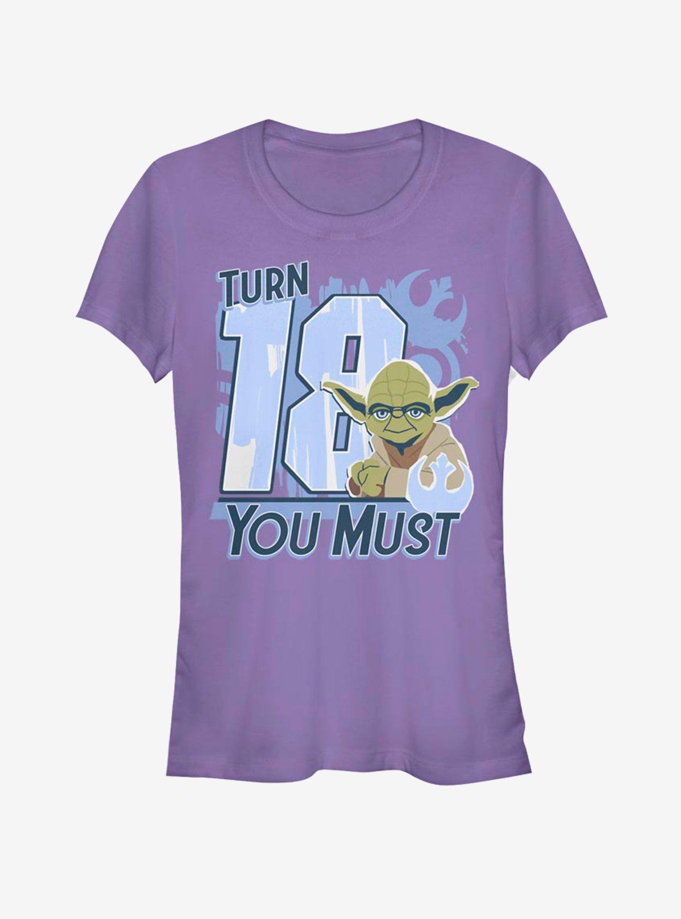 Star Wars Turn 18 You Must Girls T-Shirt, PURPLE, hi-res
