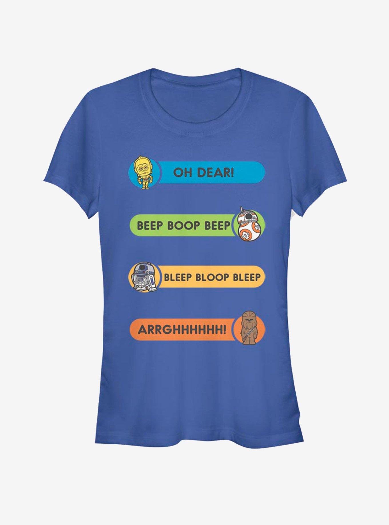 Star Wars Character Sounds Girls T-Shirt, ROYAL, hi-res