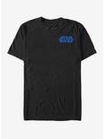 Star Wars Stacked Logo T-Shirt, BLACK, hi-res