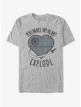 Star Wars Heart Explode Death Star T-Shirt, , hi-res