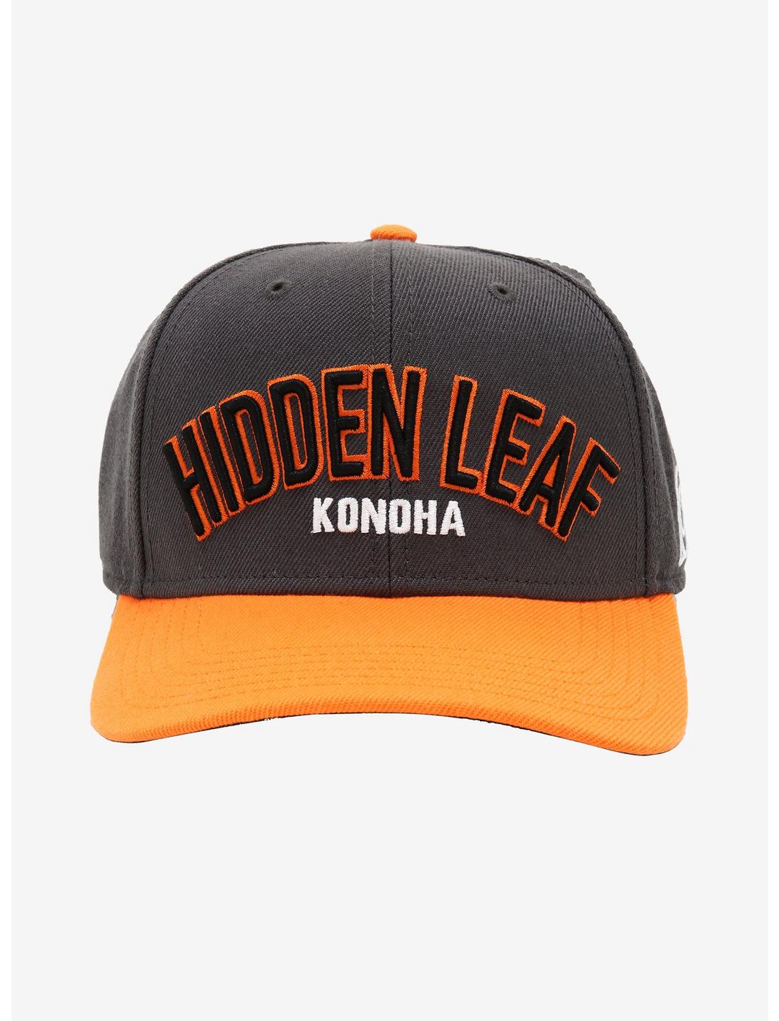 Naruto Hidden Leaf 2-Tone Snapback Hat - BoxLunch Exclusive, , hi-res
