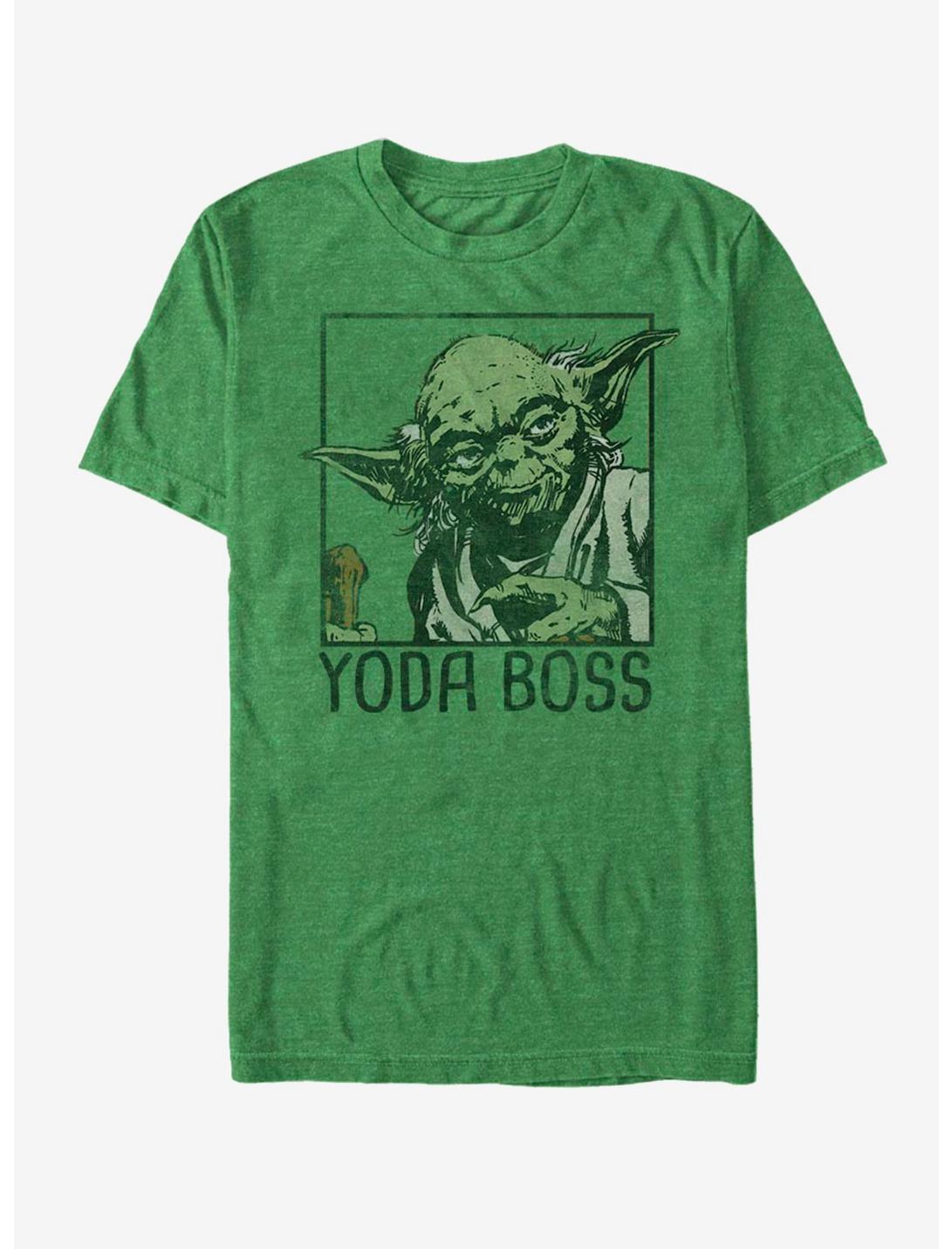 Star Wars Yoda Boss T-Shirt, KEL HTR, hi-res
