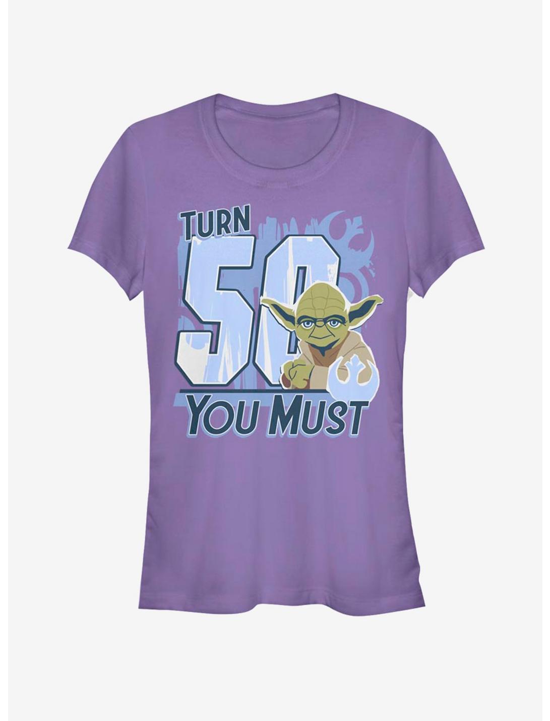 Star Wars Turn 50 You Must Girls T-Shirt, PURPLE, hi-res
