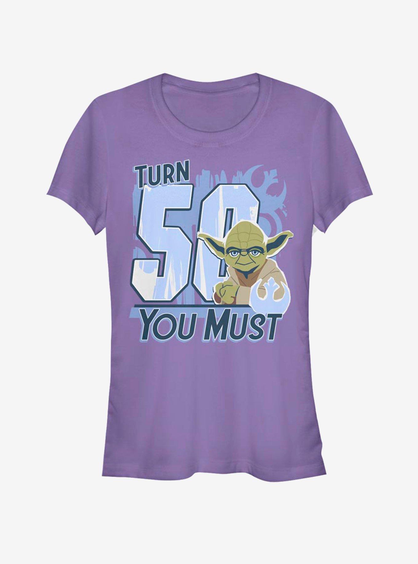 Star Wars Turn 50 You Must Girls T-Shirt, PURPLE, hi-res