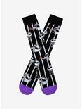 Disney The Nightmare Before Christmas Jack and Zero Striped Crew Socks - BoxLunch Exclusive, , hi-res