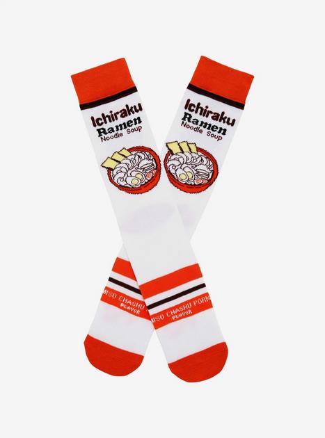 Naruto Shippuden Ichiraku Ramen Crew Socks - Boxlunch Exclusive 