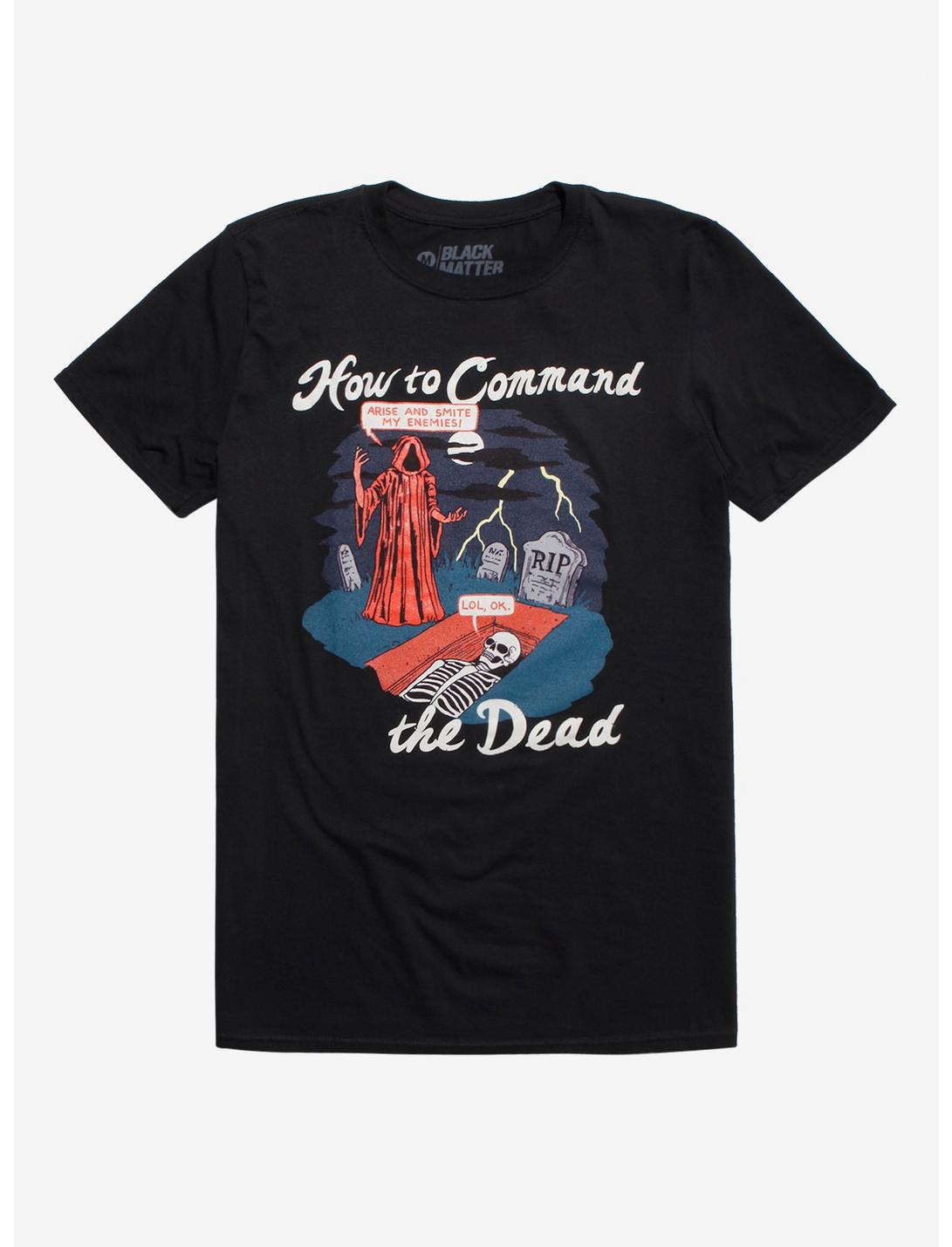 How To Command The Dead T-Shirt By Hillary White, WHITE, hi-res