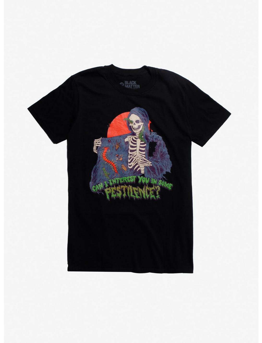Pestilence T-Shirt By Hillary White, BLACK, hi-res