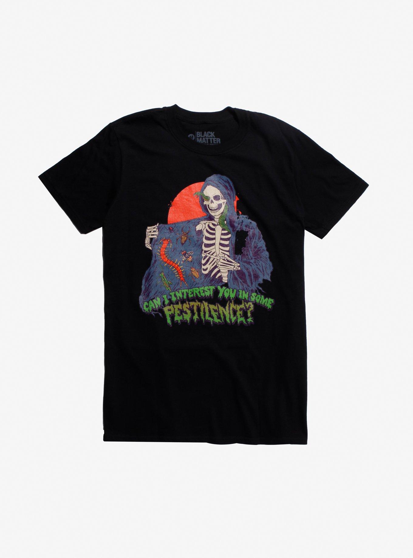 Pestilence T-Shirt By Hillary White, BLACK, hi-res