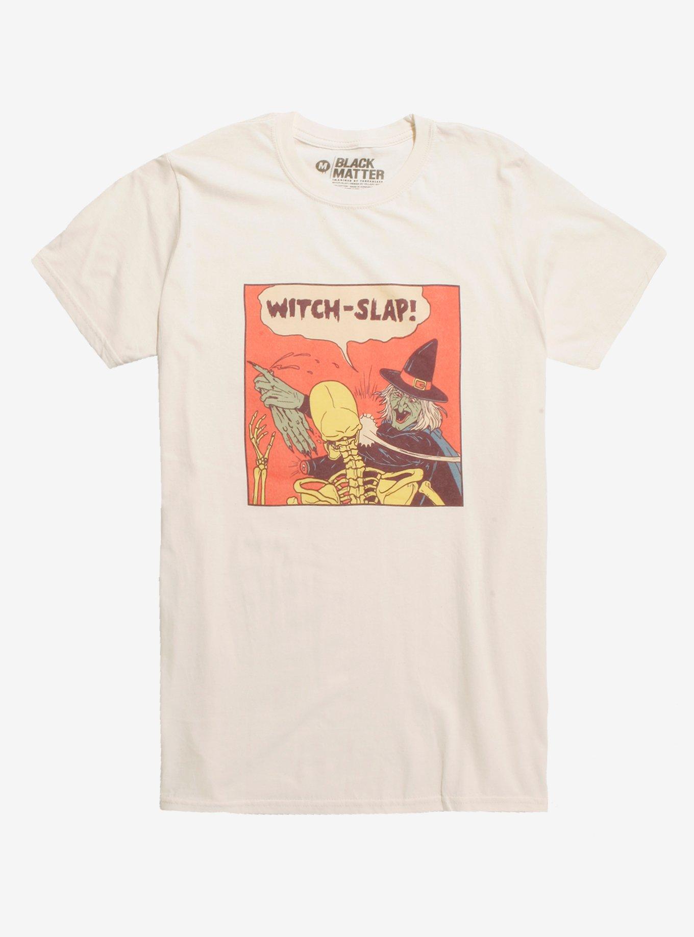 Witch-Slap T-Shirt By Hillary White, BLACK, hi-res