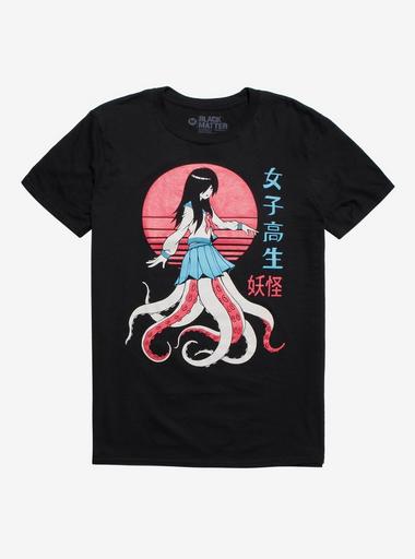 Yokai School Girl T-Shirt By Vincent Trinidad | Hot Topic