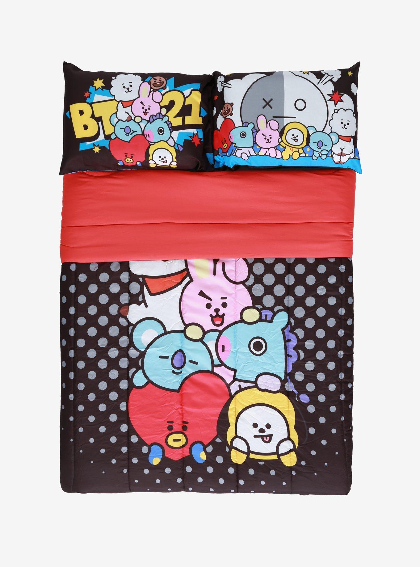 BT21 Cuddle Pile Full/Queen Comforter, , hi-res