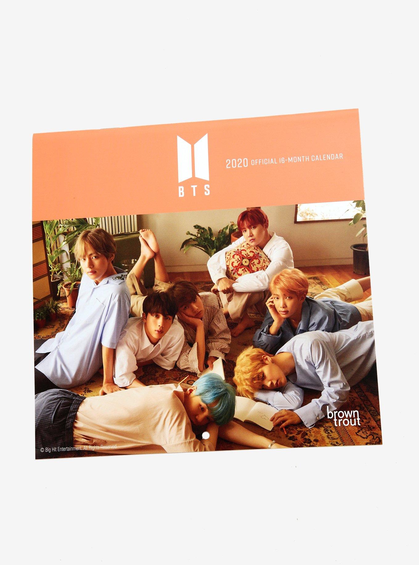 BTS 2020 16 Month Wall Calendar, , hi-res