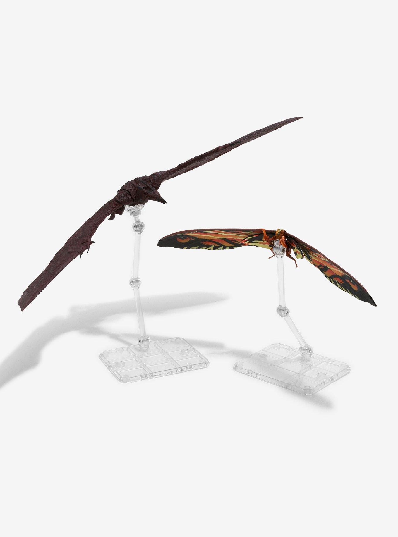 Bandai Spirits Godzilla: King of the Monsters S.H.MonsterArts Mothra & Rodan Collectible Figure Set, , hi-res