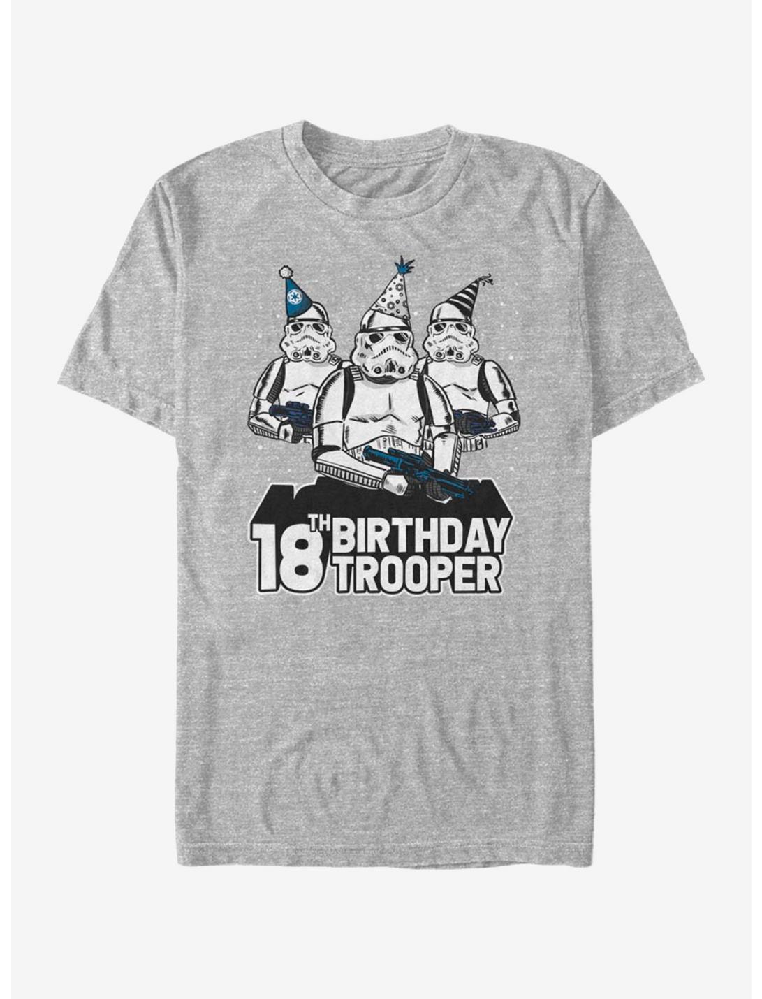 Star Wars Birthday Trooper Eighteen T-Shirt, ATH HTR, hi-res