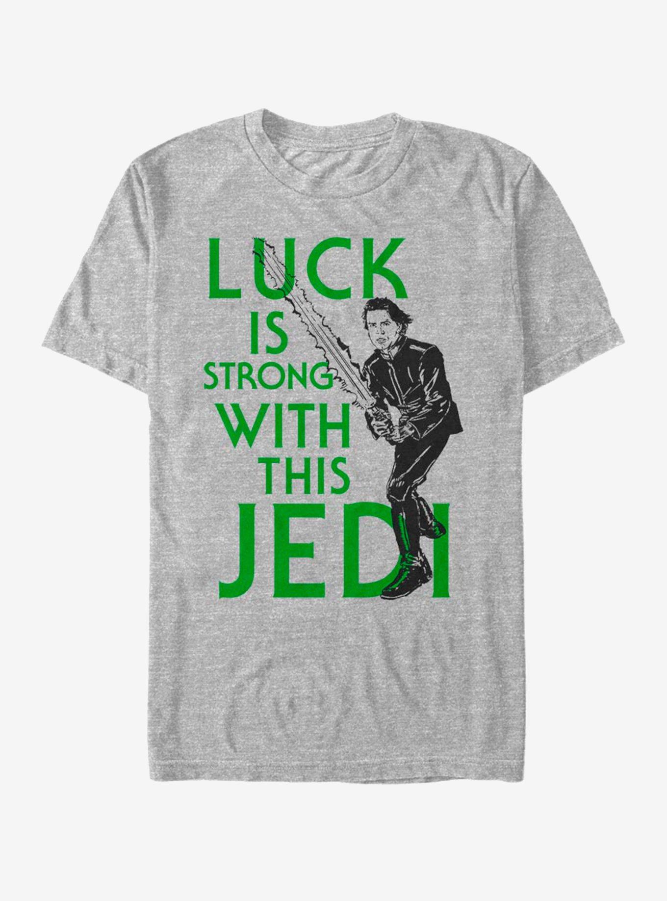 Star Wars Lucky Jedi T-Shirt, ATH HTR, hi-res