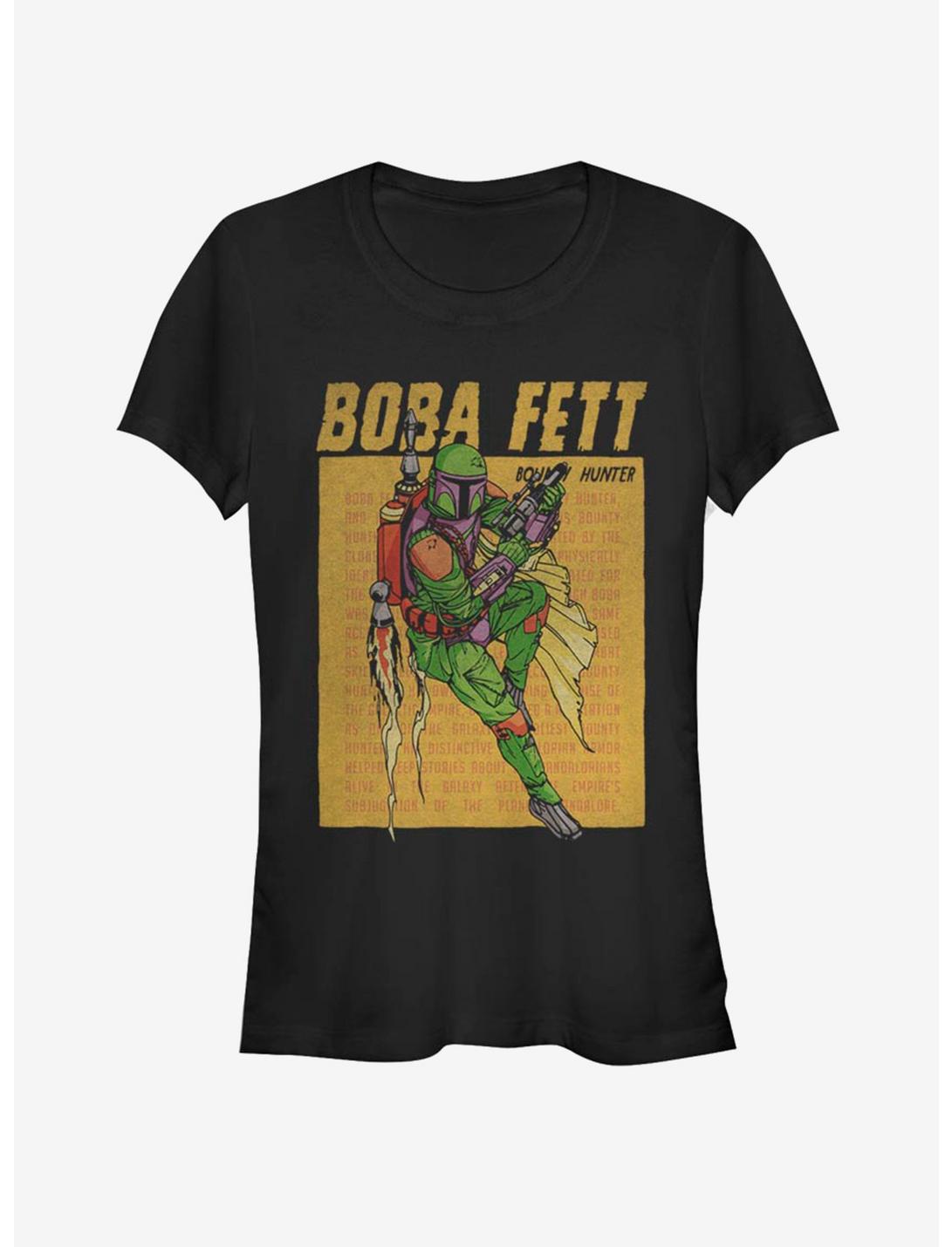 Star Wars Boba Jetpack Girls T-Shirt, BLACK, hi-res