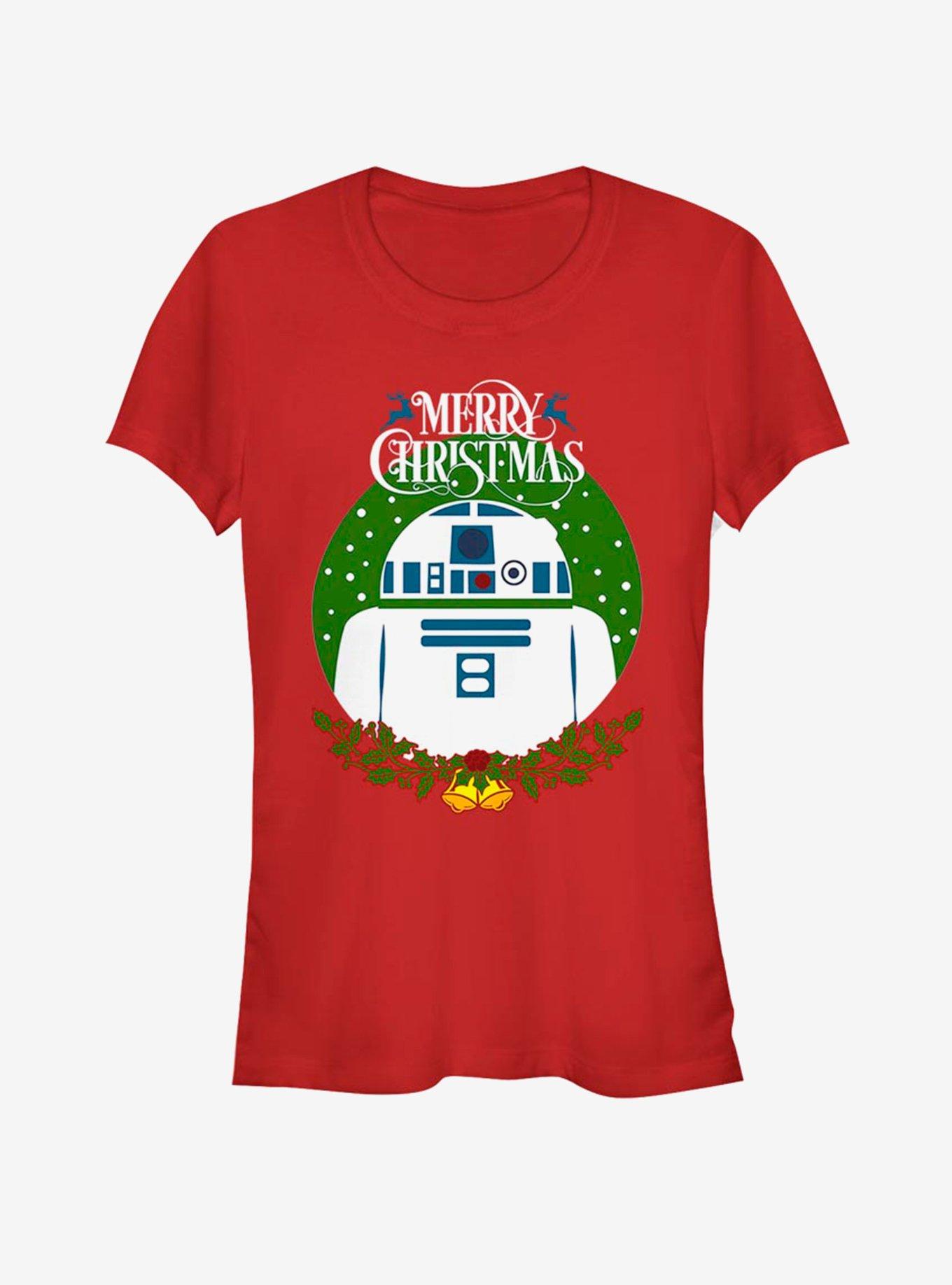 Star Wars R2D2 Wreath Girls T-Shirt, , hi-res