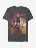 Star Wars Solemn Beckett Poster T-Shirt, CHAR HTR, hi-res