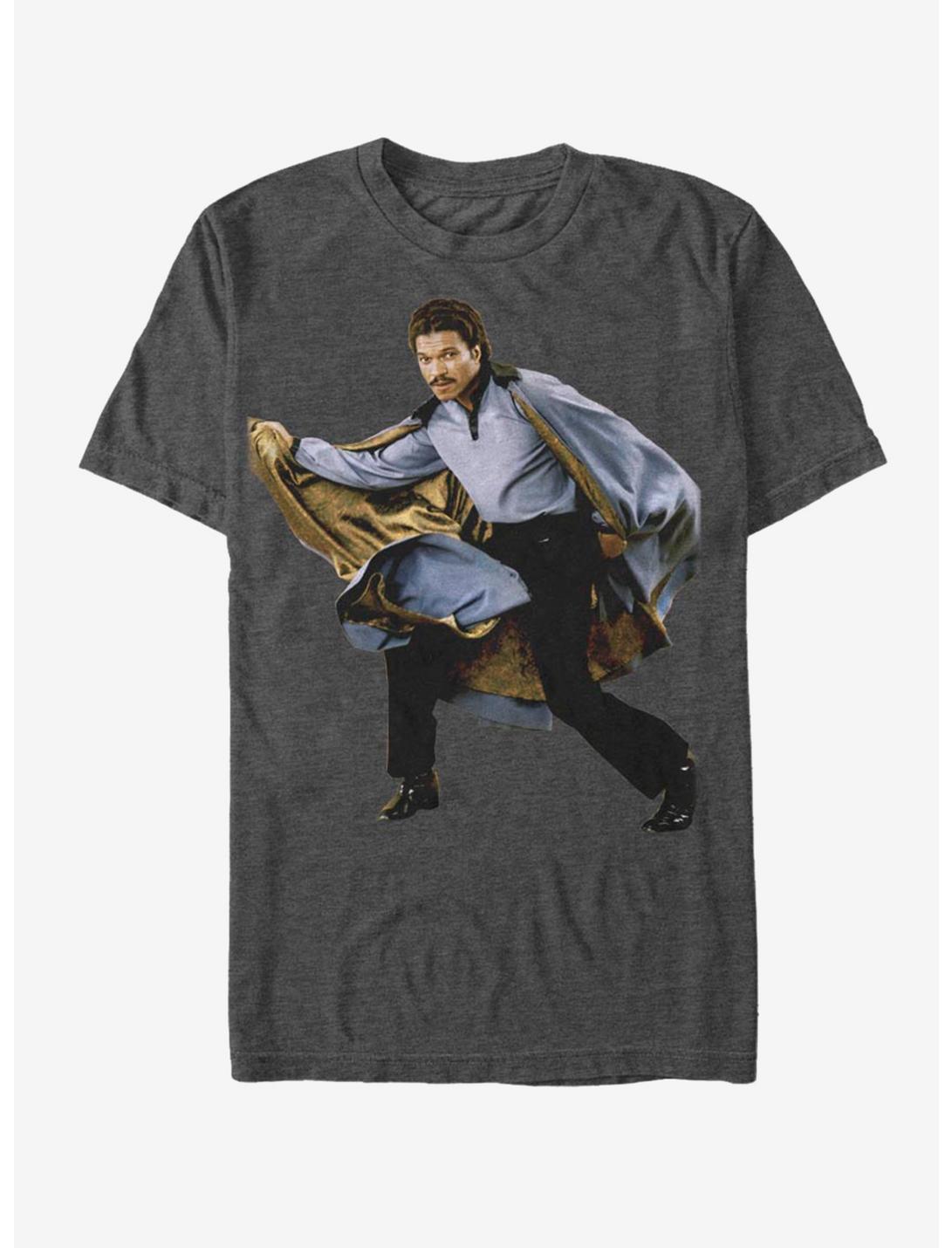 Star Wars Lando Capers T-Shirt, CHAR HTR, hi-res
