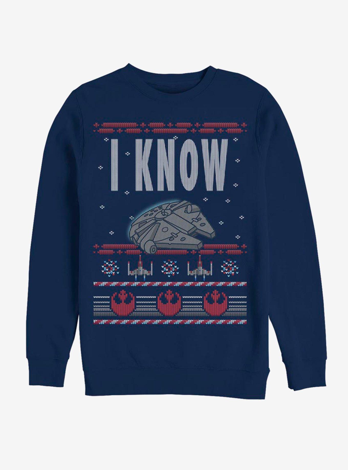 Star Wars Ugly I Know Sweatshirt, NAVY, hi-res