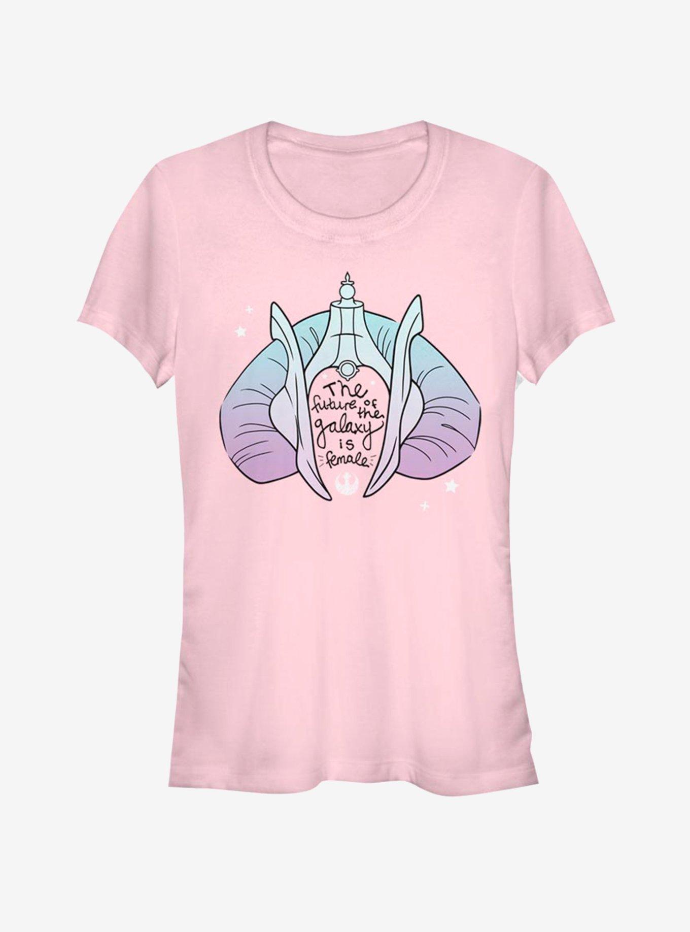 Star Wars Future Amidala Hair Text Girls T-Shirt