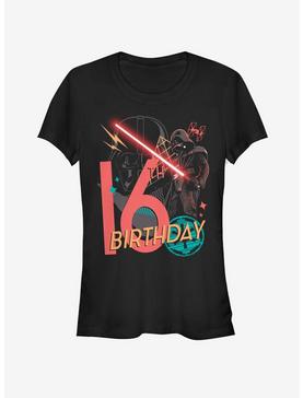 Star Wars Vader 16th B-Day Girls T-Shirt, , hi-res