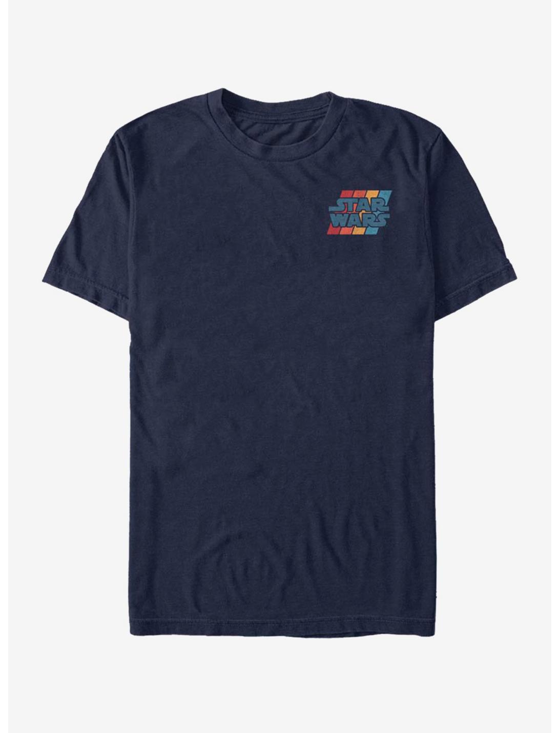 Star Wars Logo Lines T-Shirt, NAVY, hi-res