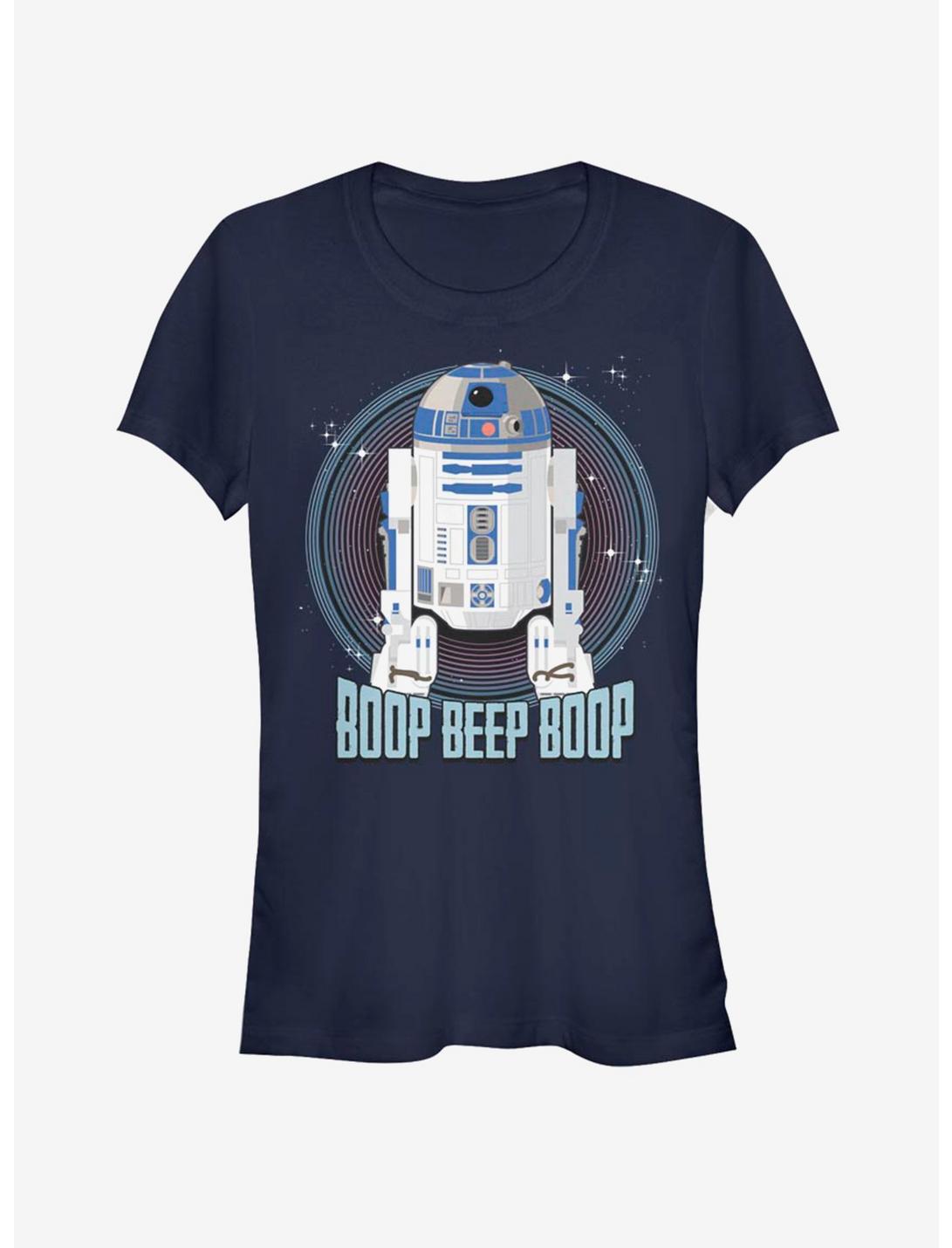 Star Wars R2D2 Boop Girls T-Shirt, NAVY, hi-res