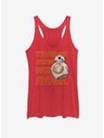 Star Wars This Is How We Roll Front Girls Tank, RED HTR, hi-res
