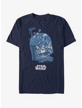 Star Wars Boba Fett Head Fill T-Shirt, , hi-res