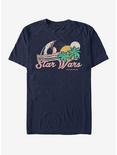 Star Wars Vintage Death Star Beach Back T-Shirt, NAVY, hi-res