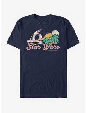 Star Wars Vintage Death Star Beach Back T-Shirt, , hi-res