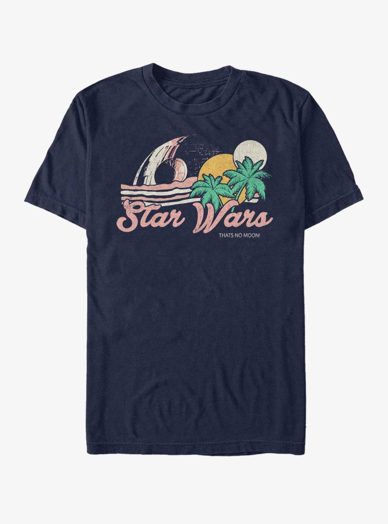 Star Wars Vintage Death Star Beach Back T-Shirt, , hi-res
